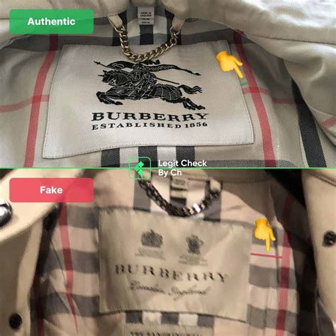 burberry brit legit check|Burberry coat counterfeit.